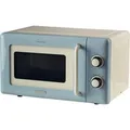 Produktbild: Vintage Mikrowelle creme/blau, 20 Liter