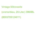 Produktbild: Vintage Mikrowelle (creme/blau, 20 Liter) 3960BL (8003705124011)