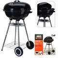 Produktbild: XL Kugelgrill Holzkohlegrill Standgrill Grillwagen Rundgrill BBQ Grill ∅46x84cm