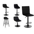 Produktbild: Barhocker Barstuhl Tresenhocker Bistrohocker Drehstuhl aus Samt #2183