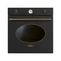 Produktbild: Backofen Elektrisch Smeg 60 cm Nostalgie SF68C1AO Anthrazit