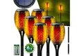 Produktbild: KESSER LED Gartenleuchte, Gartenfackel Solar Set Solarleuchten Flamme mit Wandhalterung