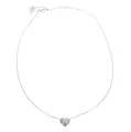 Produktbild: GUESS In My Heart Snake Chain Necklace Halskette Rhodium silberfarben Neu