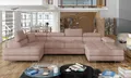 Produktbild: Best for Home Ecksofa Ecksofa Rodrigo mit Schlaffunktion & Bettkasten – Modern & Komfortabel, mit Bettfunktion, Bettkasten und verstellbaren Kopfstützen