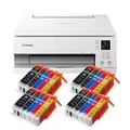 Produktbild: IC-Office TS6351a Farbtintenstrahl-Multifunktionsgerät All-in-One 3-in-1 (Drucker, Scanner, Kopierer, USB, WLAN, Apple AirPrint) Weiß + 20 XXL Tintenpatronen