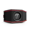 Produktbild: Teufel ROCKSTER GO 2 Bluetooth Speaker - Tragbarer Lautsprecher für draußen, mit Langer Akkulaufzeit (28 h), Wasserdicht IP67, Wireless Musikstreaming, USB Soundcard, Outdoor - schwarz/rot
