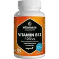 Produktbild: VITAMIN B12 1000 μg hochdosiert vegan Tabletten, 180 St PZN 12580592