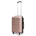 Produktbild: Easy Move Hartschalen-Trolley Leichter Rollkoffer (Rose Gold, Medium 54cm)