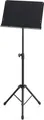 Produktbild: Superstabiles Notenpult in schwarz mit Notenklemmen, für schwere Ordner geeignet