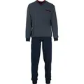 Produktbild: GÖTZBURG Pyjama Herren-Schlafanzug Single-Jersey gemustert blau XXL (56)