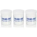 Produktbild: com-four® 3er Set weiße Vaseline 3x 100ml - Schützt Ihre Haut und macht sie geschmeidig