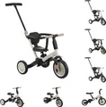 Produktbild: Kikkaboo Dreirad Flip 5 in 1 Stahlrahmen rutschfeste Griffe einstellbar umbaubar beige