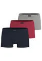 Produktbild: Tom Tailor Underwear Herren Hip Pants 3er Pack 8710-6061 Retroshorts, Blau (Melange-red-Navy 9314), X-Large (Herstellergröße: XL/7)