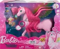 Produktbild: Barbie Rosa Pegasus +Zubehörteilen ,Welpe, geflügeltes Pferde Lichter Geräuschen