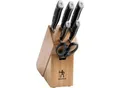 Produktbild: Henckels by Zwilling Messerblock Accent, Schwarz, Natur, Metall, 7-teilig, Kochen, Küchenmesser, Messersets