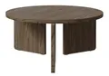 Produktbild: Selsey Couchtisch Wohnzimmertisch Beistelltisch Kaffeetisch Rund 85 cm Sofatisch Wisconsin Walnuss Preffines