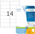 Produktbild: HERMA Adressetiketten A4 weiß 99,1x38,1 mm Papier 140 St.