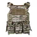 Produktbild: Taktisch Militär Weste Laser Cut MOLLE Kampf Plattenträger Vest Quick Release