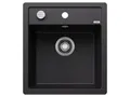 Produktbild: Blanco Dalago 45-F Schwarz - 525 870 Granitspüle