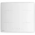 Produktbild: Klarstein Velaire Induktionskochfeld - 60cm, 4-Zonen, 7000W Boost, Touch-Slider, Timer, Kindersicherung, Restwärmeanzeige, Ceran, Einbau Kochfeld ... - Weiß