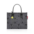 Produktbild: reisenthel daily shopper smiley grey – Moderner, geradliniger Shopper für jeden Anlass - praktische Handtasche, groß genug für Ihre Einkäufe und Ihre Alltagsgegenstände