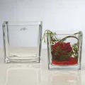 Produktbild: Sandra Rich Teelichter Windlicht Serie Cube Glas transparent 14 cm