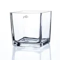 Produktbild: Teelichthalter Windlicht CUBE quadratisch H. 14cm 14x14cm Glas Sandra Rich