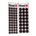 Produktbild: Filzgleiter 68 Stück rund schwarz 20+28mm selbstklebend Möbelgleiter Bodenschutz