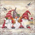 Produktbild: Weihnachten - Servietten 33x33 cm - 3-lagig - 20 Servietten - Three dwarfs