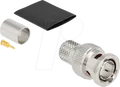Produktbild: DELOCK 91773 - BNC Stecker zum Crimpen RG-11 mit passendem Schrumpfschlauch