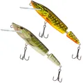 Produktbild: 2 Salmo Pike Jointed 13cm 21g Set - Hechtköder schwimmend, Kunstköder für Hecht