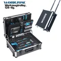 Produktbild: WORKZONE Werkzeugkoffer-Trolley 128-tlg. Aluminium Werkzeugkasten Werkzeug Set