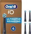 Produktbild: Oral-B iO Black Ultimative Reinigung Aufsteckbürsten 4er Pack – Schwarz