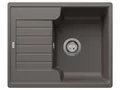Produktbild: BLANCO ZIA 40 S | Granitspüle aus SILGRANIT vulkangrau | Einbauart: Einbau von Oben | reversibel | für 40 cm breite Unterschränke | Großes Becken | Reinigungsfreundlich | [61,5x50x20,2 cm]