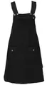 Produktbild: GURU SHOP Latzrock, Trägerkleid, Hippierock - Schwarz, Damen, Baumwolle, Size:S