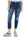Produktbild: Cecil Mid Waist Slim Leg Jeans im Casual Fit mid Blue Used wash 31