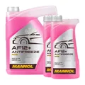 Produktbild: 7 (5+2x1) Liter MANNOL Antifreeze AF12+ Frostschutz Fertiggemisch rot (-40°C)