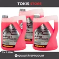 Produktbild: Mannol Antifreeze AF12+ Kühlerfrostschutz -40°C Longlife 3x5 L G12+ Kühlmittel