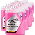Produktbild: 8 x 5 L MANNOL AF12+ KÜHLERFROSTSCHUTZ ROSA/ROT -40°C FERTIG-MIX für VW G12 G12+
