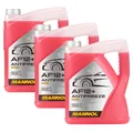 Produktbild: 3x Mannol Antifreeze AF12+ Kühlmittel Kühlerfrostschutz Rot G12+ VW Audi 5L