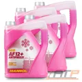 Produktbild: MANNOL 4x 5 L LITER ANTIFREEZE AF12+ (-40°C) LONGLIFE KÜHLERFROSTSCHUTZ ROT