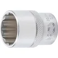 Produktbild: BGS Steckschlüssel-Einsatz Zwölfkant | Antrieb Innenvierkant 12,5 mm (1/2