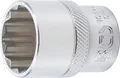 Produktbild: BGS Steckschlüssel-Einsatz Zwölfkant | Antrieb Innenvierkant 12,5 mm (1/2