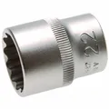 Produktbild: Steckschlüssel Stecknüsse Werkzeug-Einsatz 12-kant, 12,5 (1/2), 22 mm