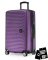 Produktbild: Hauptstadtkoffer Mitte - Mittelgroßer Hartschalen-Koffer + Digitaler Kofferanhänger, Check-In Gepäck mit Volumenerweiterung + Koffertag, TSA, 4 Rollen, 68 cm, 88 L, Aubergine