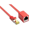Produktbild: Good Connections RJ45 Patchkabelverlängerung mitCat.7 Rohkabel und Rastnasenschutz (RNS), S/FTP, PiMF, halogenfrei (S/FTP, CAT7, 10 m) (8070VR-100R)