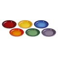 Produktbild: Le Creuset Set 6 pcs. 27cm dinner plates rainbow (6x, 27 cm) (79364275218006)