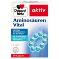 Produktbild: Doppelherz Aminosäuren Vital - 12 Eiweiß-Bausteine, darunter alle 9 essentiellen Aminosäuren, für Sportler und körperlich Aktive - 30 Kapseln