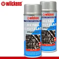 Produktbild: Wilckens 2 x 400 ml Metall-Schutzlack Spraylack 2in1 silber