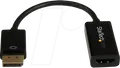 Produktbild: ST DP2HD4KS - Aktiver Adapter DisplayPort 1.2 Stecker > HDMI Buchse, 4K